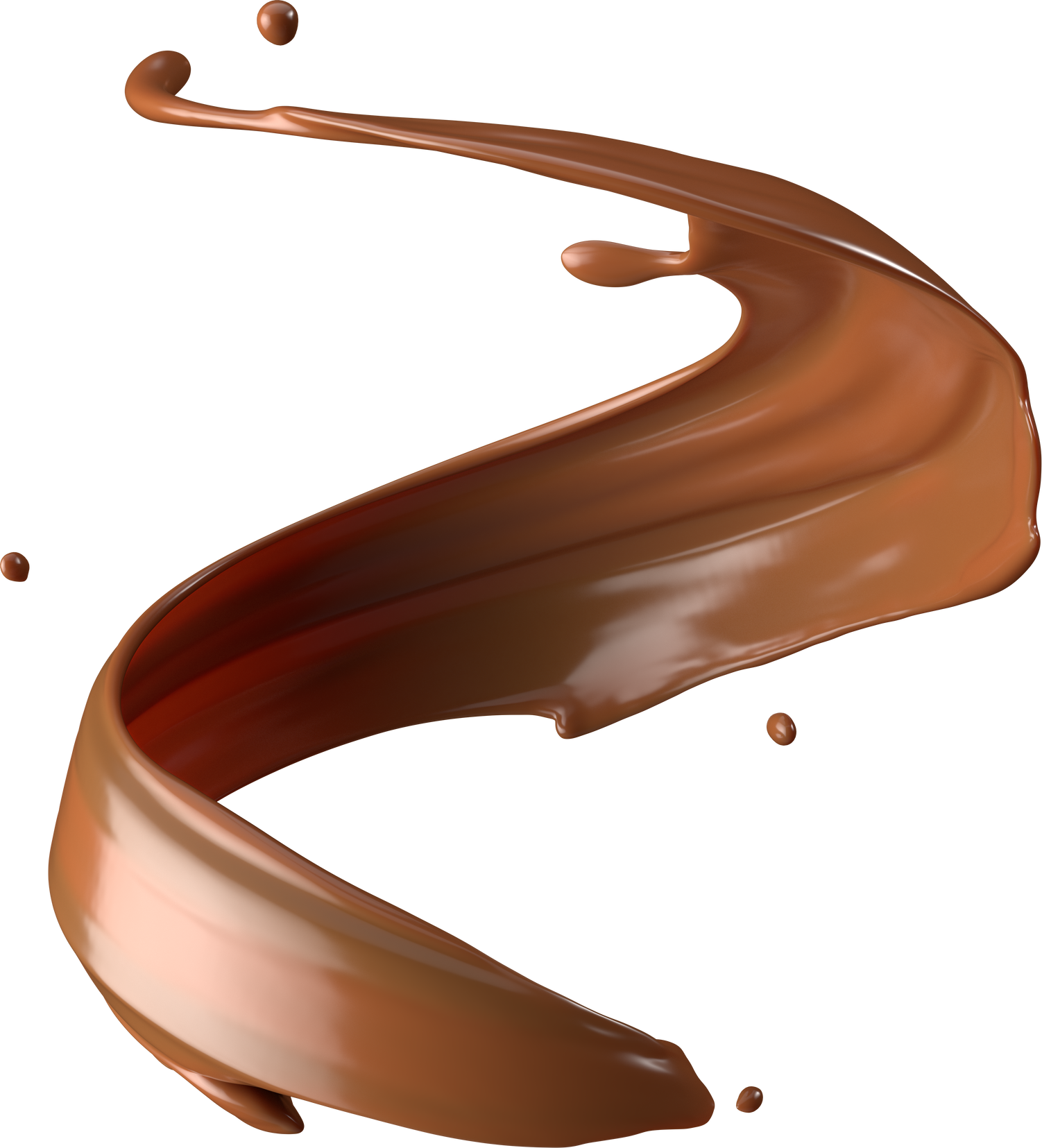 Chocolate Milk Splash 3D Realistic
